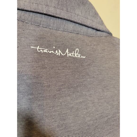 Travis Mathew Polo Shirt Collared Lightweight Short Sleeve Gray Size Medium NWT - Picture 11 of 11